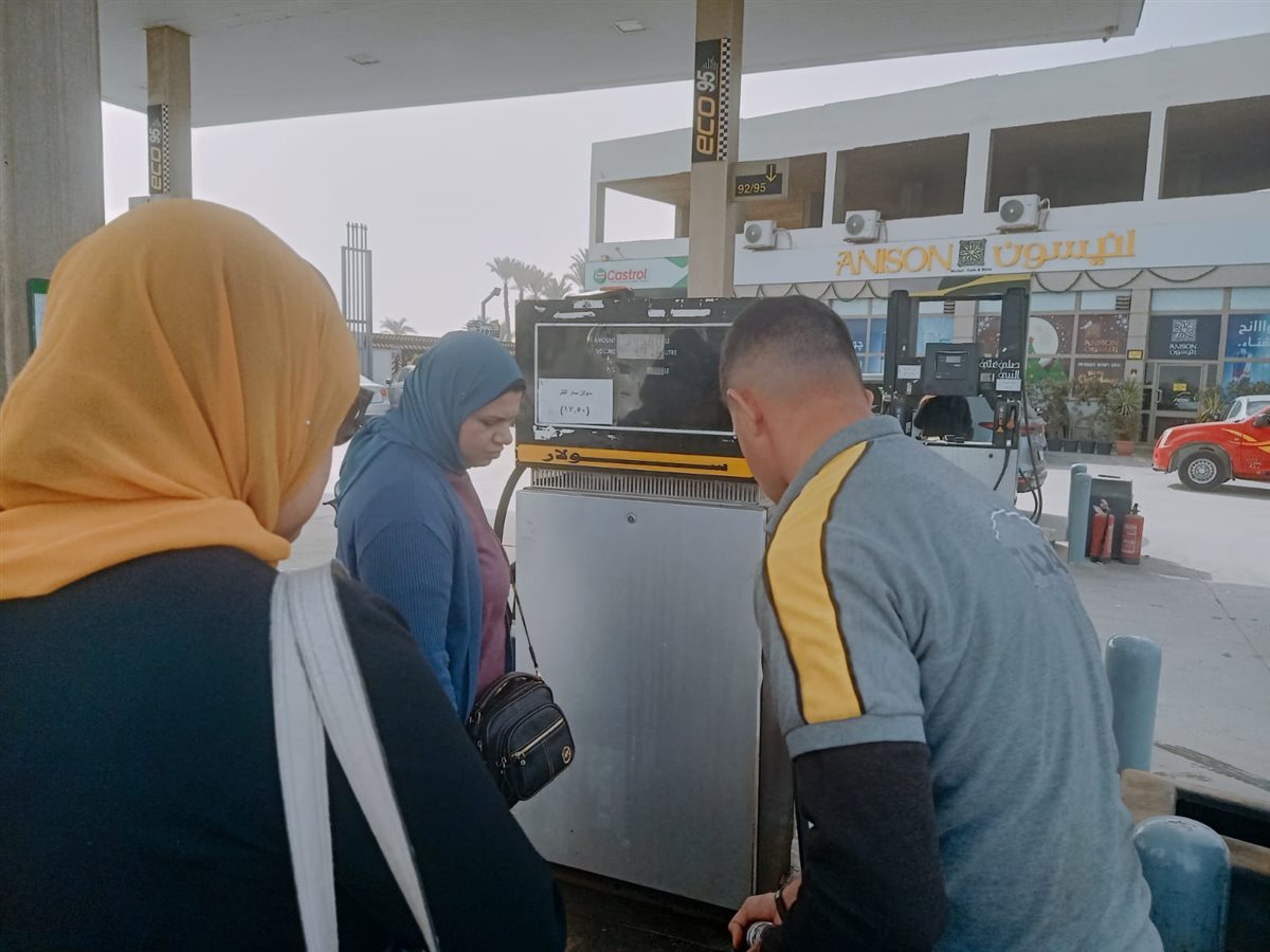 حملة تفتيشية على محطات الوقود وتعبئة البوتاجاز بطامية الفيوم&nbsp;