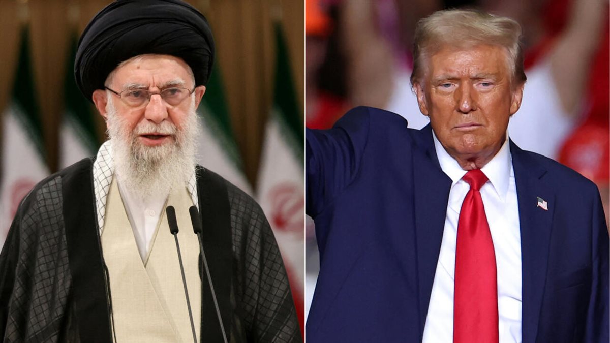 <strong>خامنئي وترامب</strong>