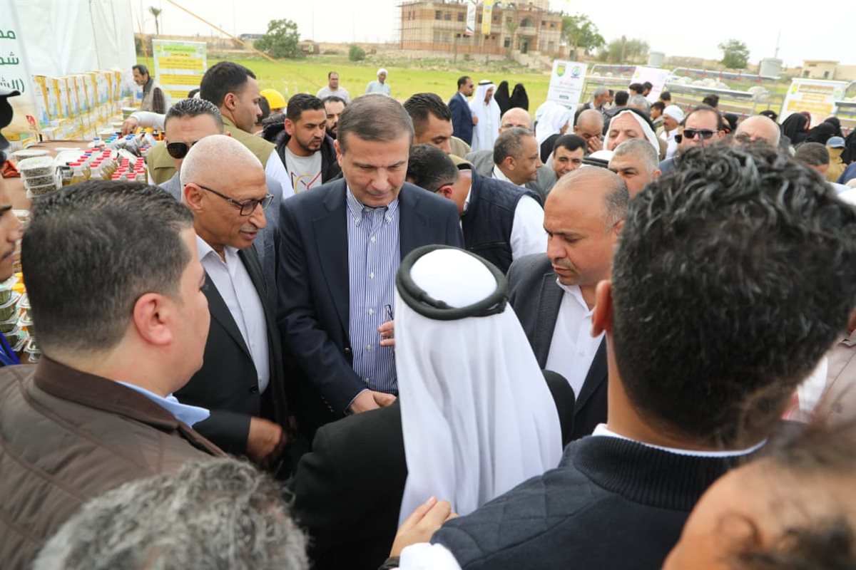 جانب من احتفالية إعمار محطة بحوث الصحراء بالشيخ زويد