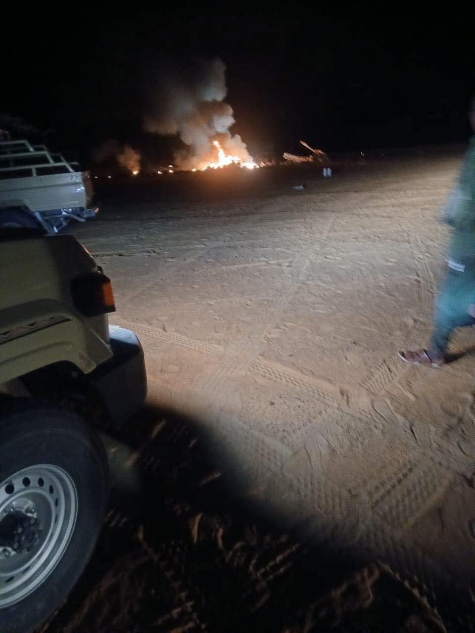 <strong>تحطم طائرة إسعاف مروحية</strong>