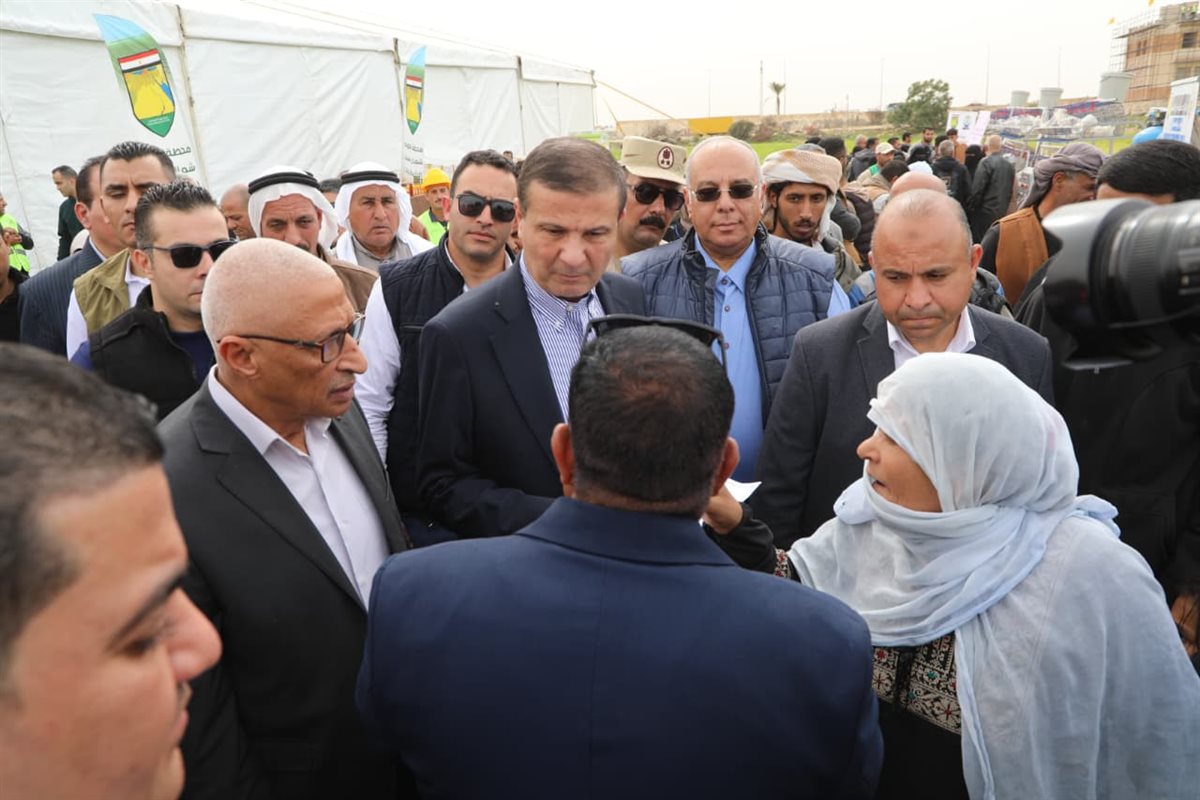 جانب من احتفالية إعمار محطة بحوث الصحراء بالشيخ زويد
