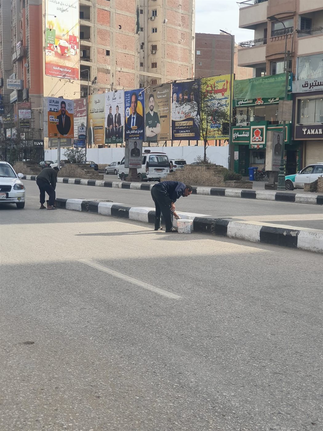 حملات مكثفة للنظافة ورفع الإشغالات وتجميل الشوارع بمركز ومدينة الفيوم