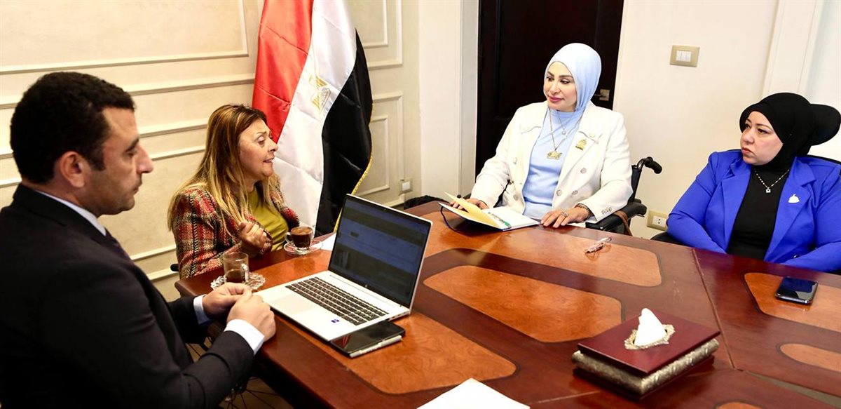 جانب من اللقاء&nbsp;
