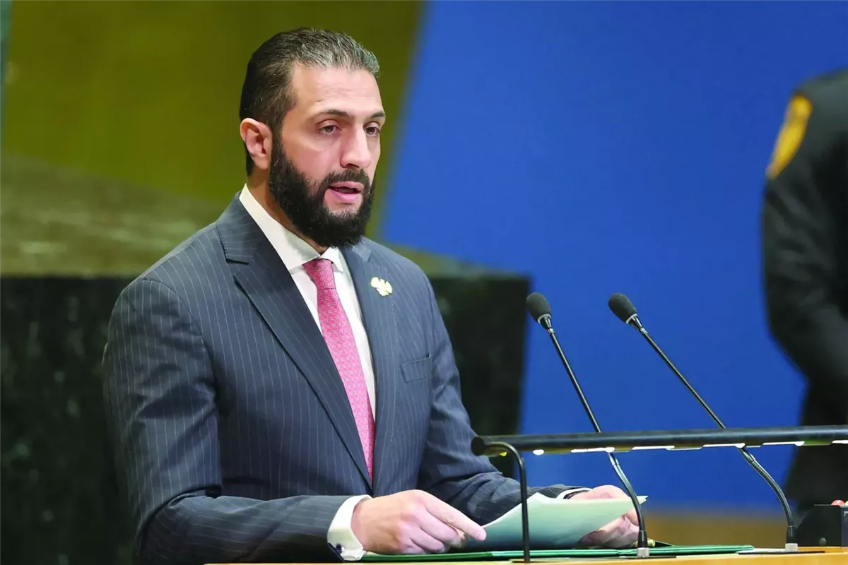 <strong>الرئيس السوري أحمد الشرع</strong>