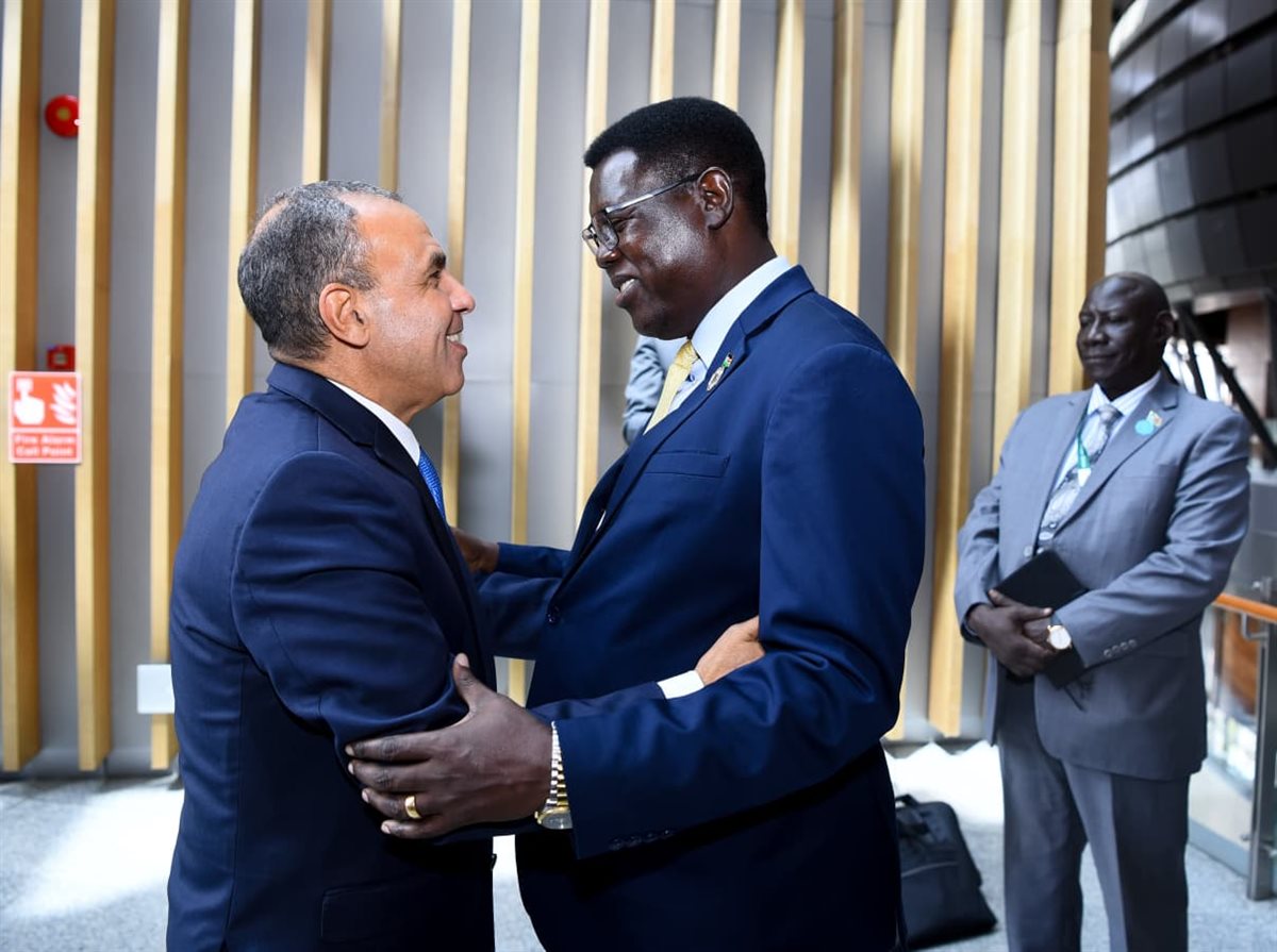 <strong>وزير الخارجية و نظيره الجنوب سوداني</strong>