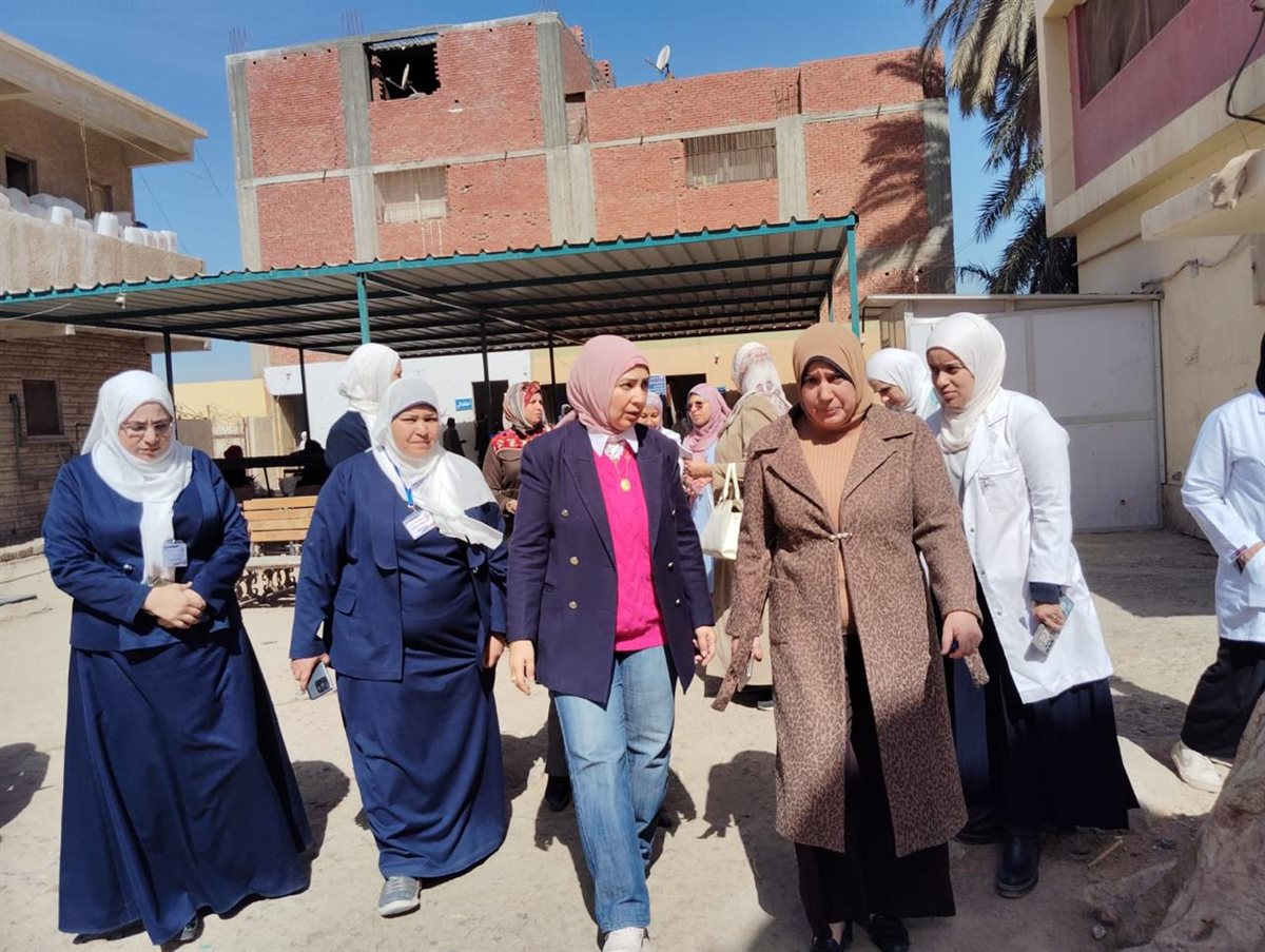 جولة ميدانية مفاجئة لوكيل وزارة الصحة بالفيوم لمستشفى اطسا المركزى&nbsp;