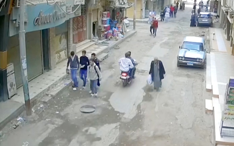 صورة من الواقعة في المنيا