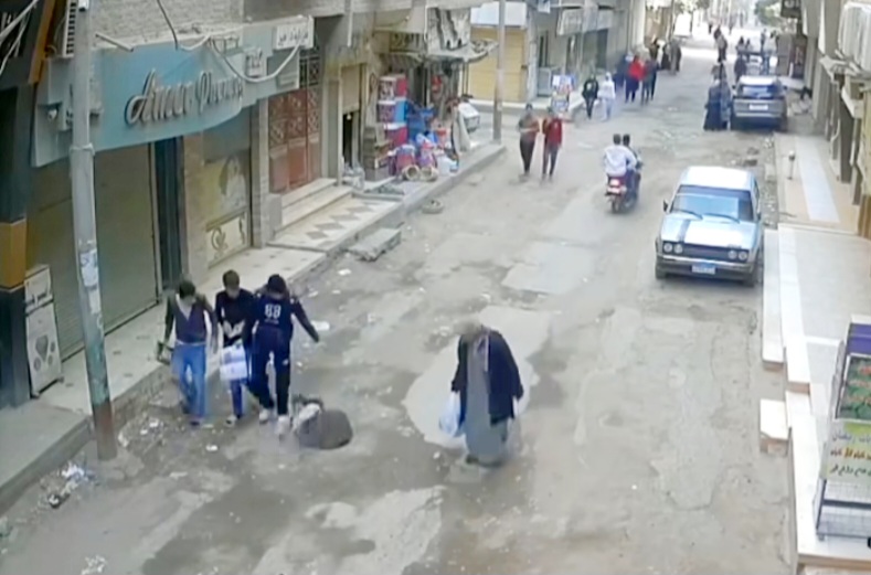 صورة من الواقعة في المنيا