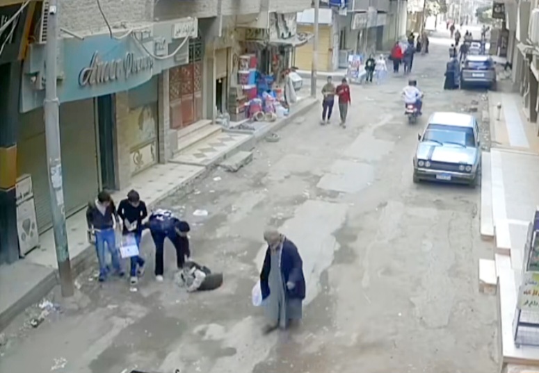 صورة من الواقعة في المنيا