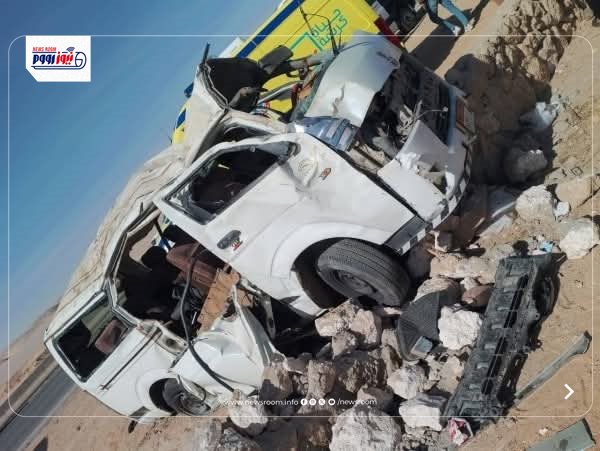 صورة من الحادث بالمنيا&nbsp;