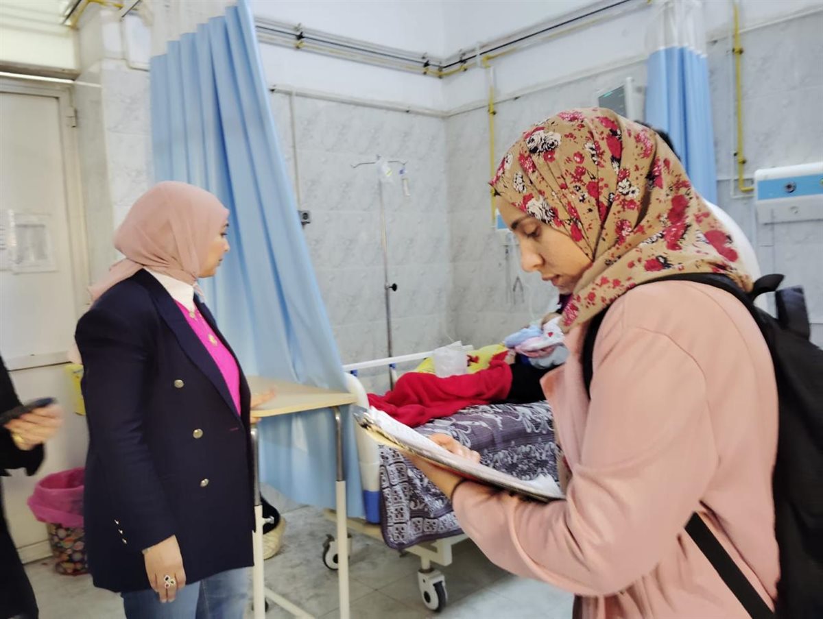 جولة ميدانية مفاجئة لوكيل وزارة الصحة بالفيوم لمستشفى اطسا المركزى&nbsp;<br>&nbsp;