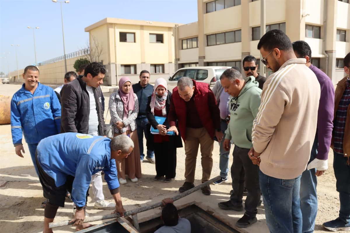 جولة ميدانية لرئيس مياه الفيوم لضبط ضغوط المياه بسنورس بالفيوم&nbsp;