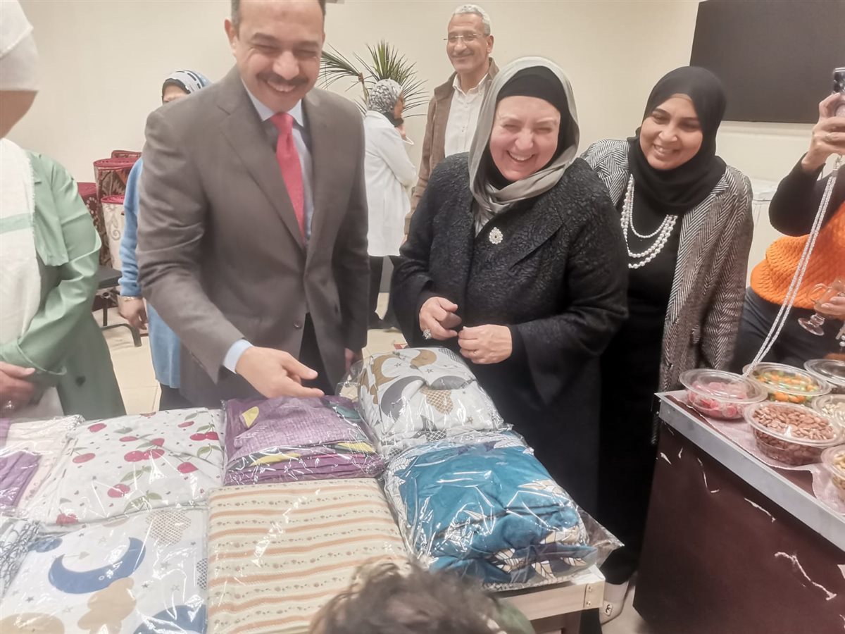 جانب من افتتاح المعرض&nbsp;