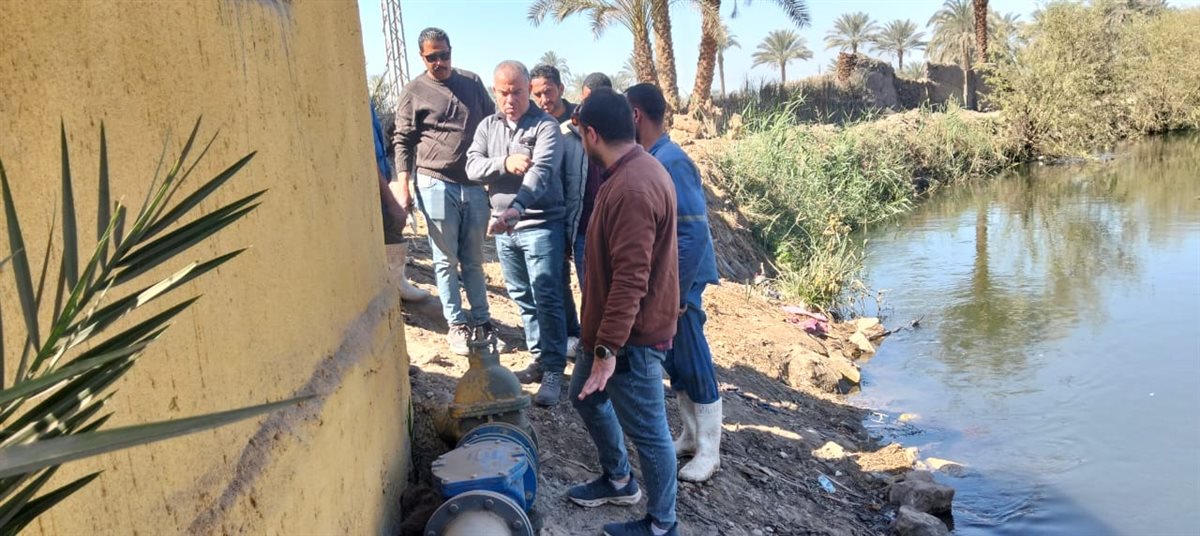 رئيس مياه الفيوم يتفقد خزان ورافع بيهمو ويتابع مسار الخط المغذي لتحسين ضغوط المياه بسنورس