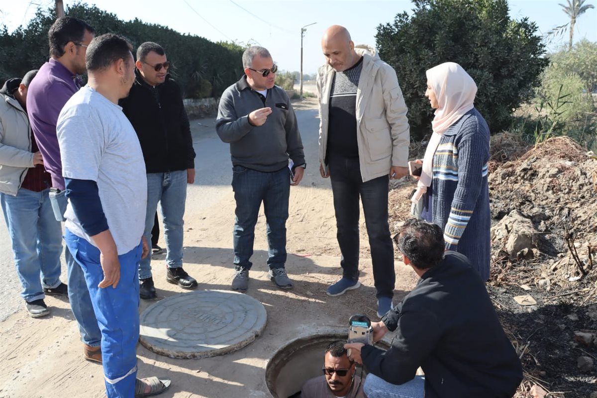 رئيس مياه الفيوم يتفقد خزان ورافع بيهمو ويتابع مسار الخط المغذي لتحسين ضغوط المياه بسنورس