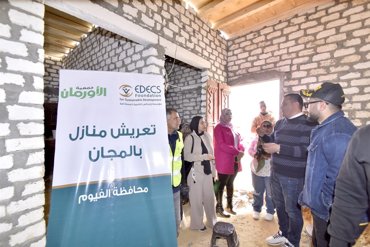 إستكمال إعادة إعمار 13 منزل بقرية قصر الباسل مركز اطسا فى محافظة الفيوم