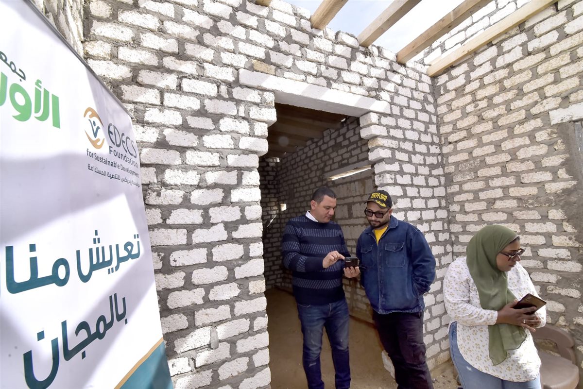 إستكمال إعادة إعمار 13 منزل بقرية قصر الباسل مركز اطسا فى محافظة الفيوم