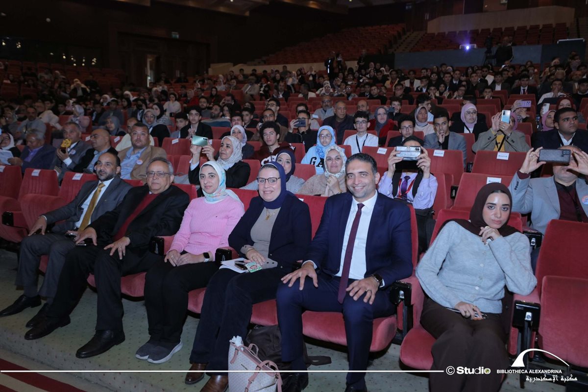 جانب من مسابقة معرض مكتبة الإسكندرية&nbsp;