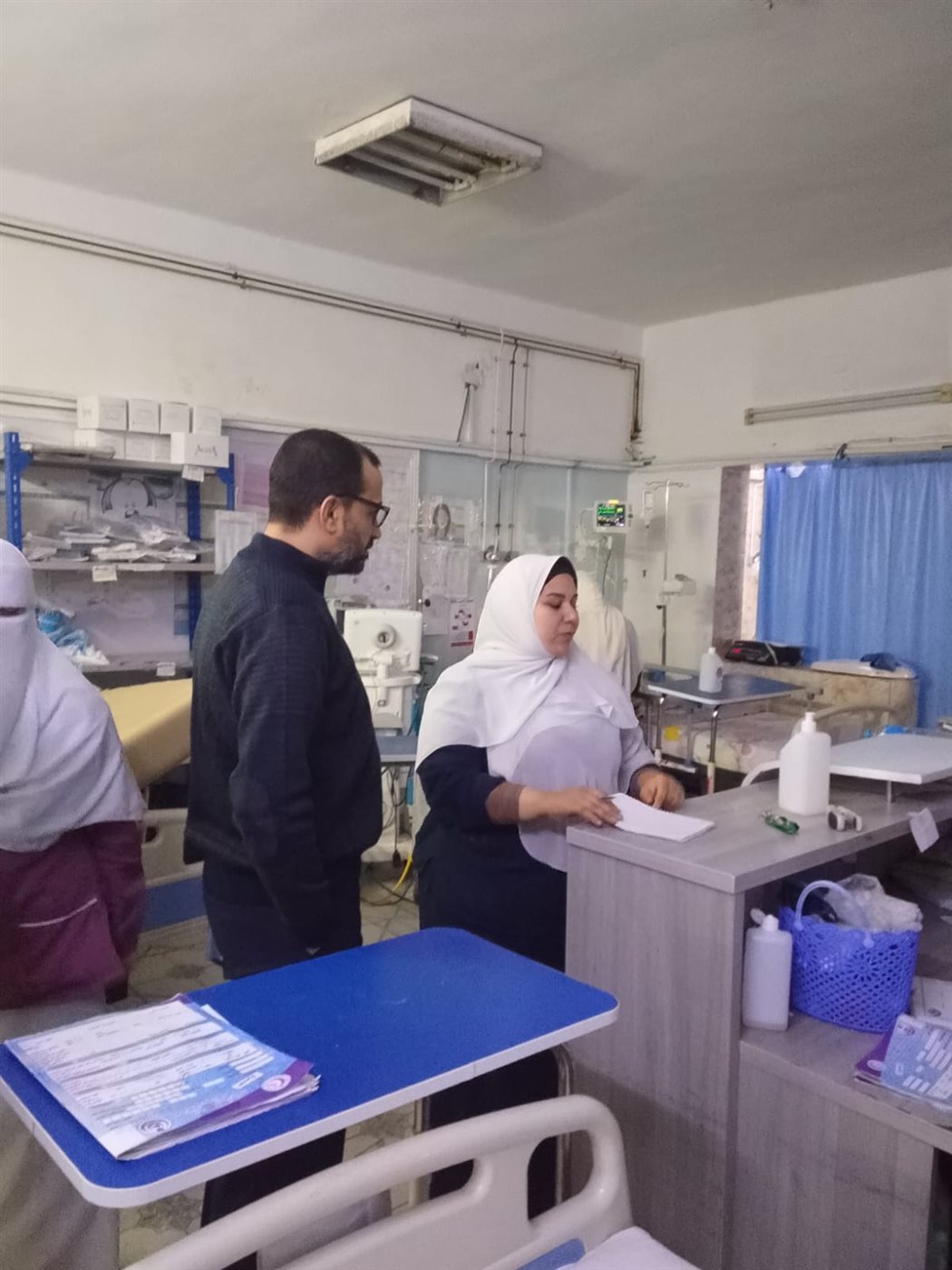 جولة مفاجئة لمدير إدارة الطب العلاجي للمرور على مستشفى الفيوم العام&nbsp;