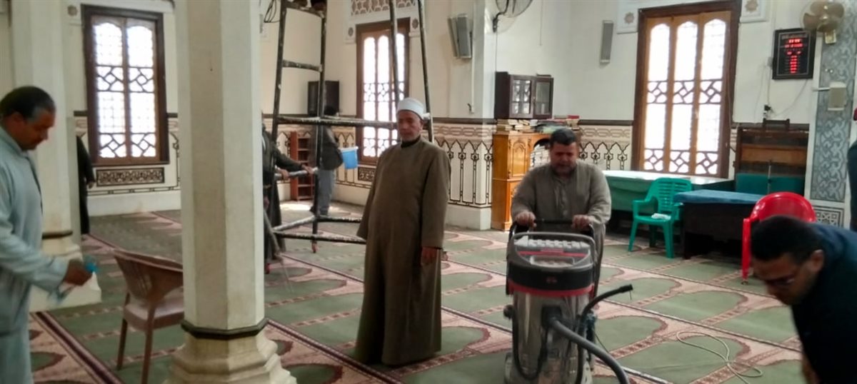 أوقاف الفيوم تواصل فعاليات حملة نظافة موسعة للمساجد استعدادًا لشهر رمضان المبارك