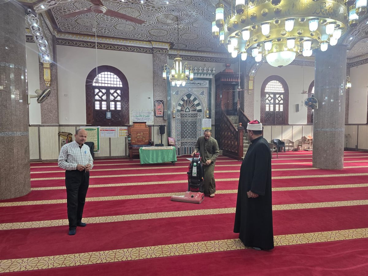 أوقاف الفيوم تواصل فعاليات حملة نظافة موسعة للمساجد استعدادًا لشهر رمضان المبارك