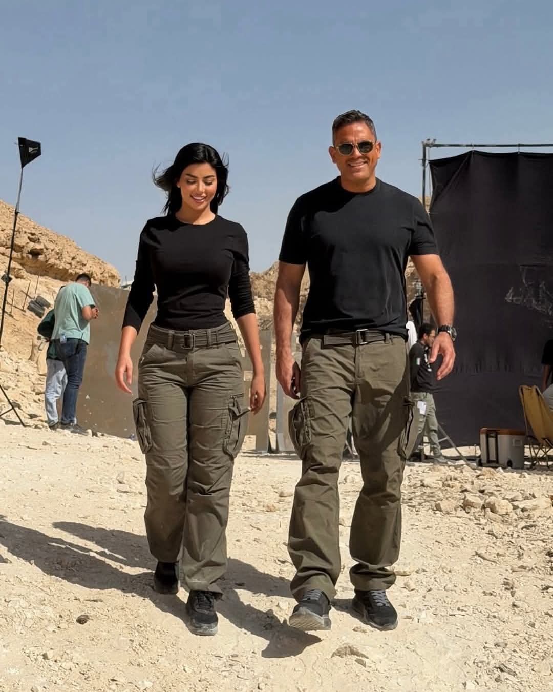 أمير كرارة وكارولين عزمي في مسلسل رأس الأفعى