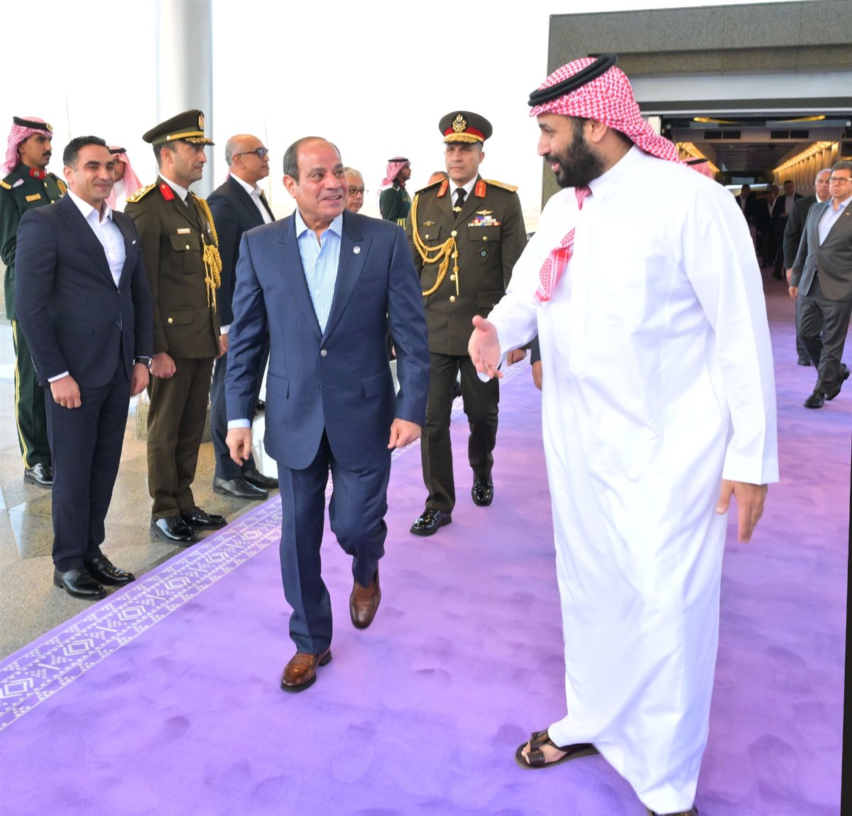الرئيس السيسي وولي العهد السعودي