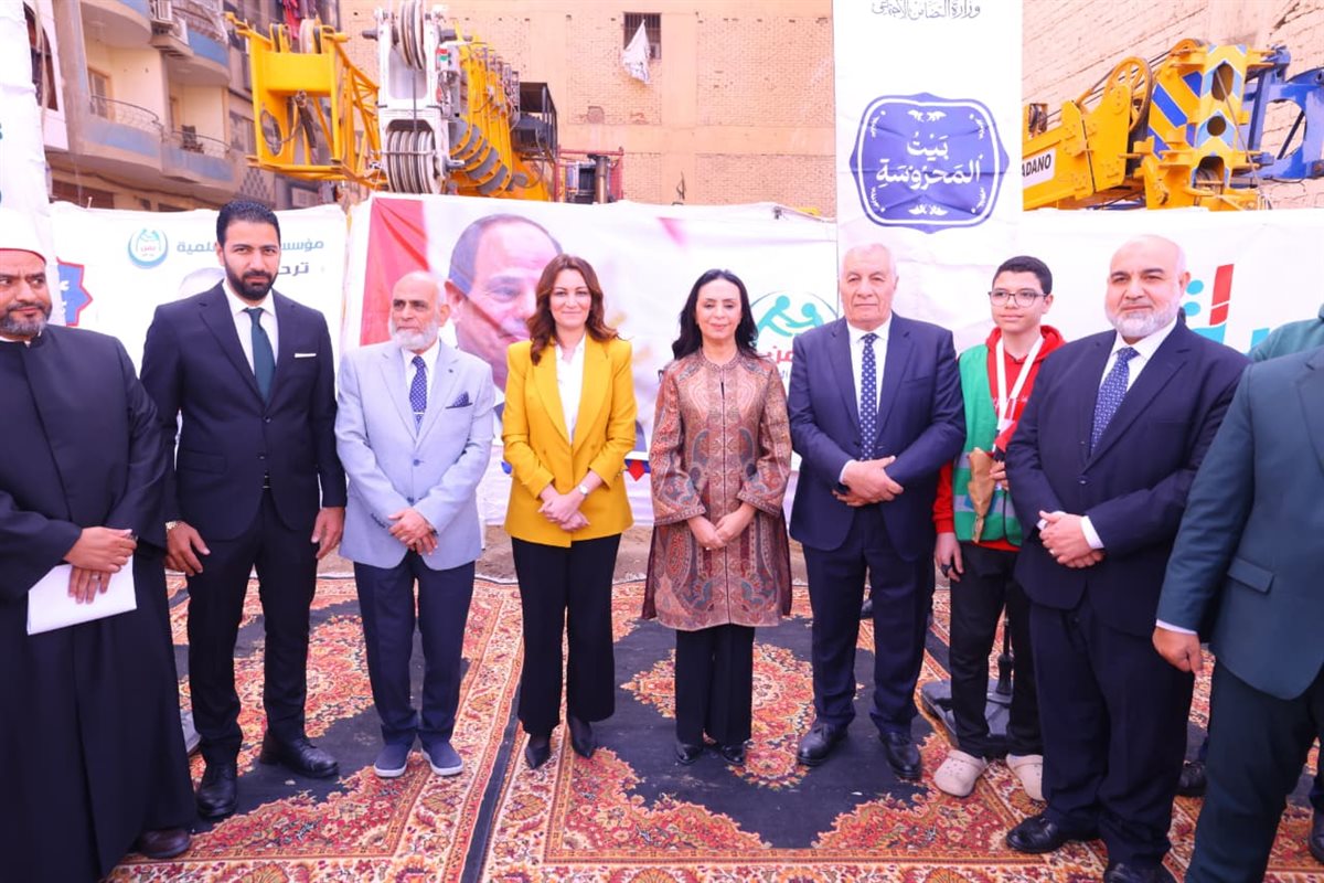 جانب من زيارة وزيرة التضامن الاجتماعي لوحدة إطعام المحروسة