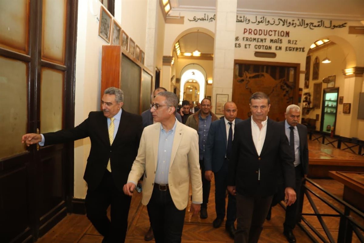 جانب من زيارة المتحف الزراعي&nbsp;