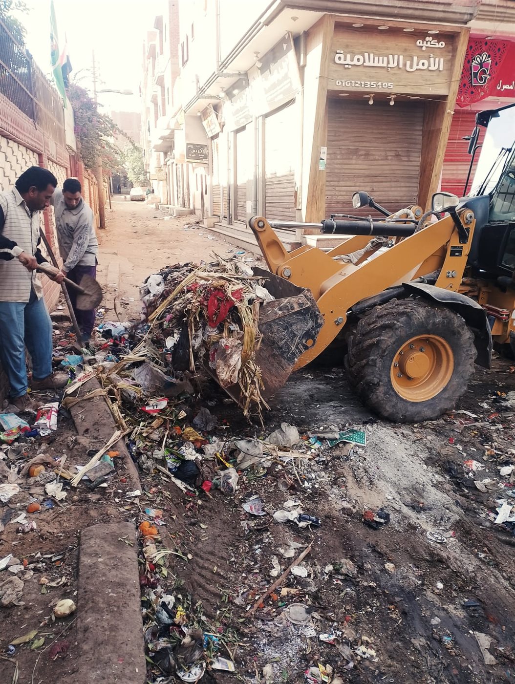 حملات صباحية ومسائية للنظافة العامة ورفع الإشغالات بمركزي سنورس وإطسا بالفيوم&nbsp;