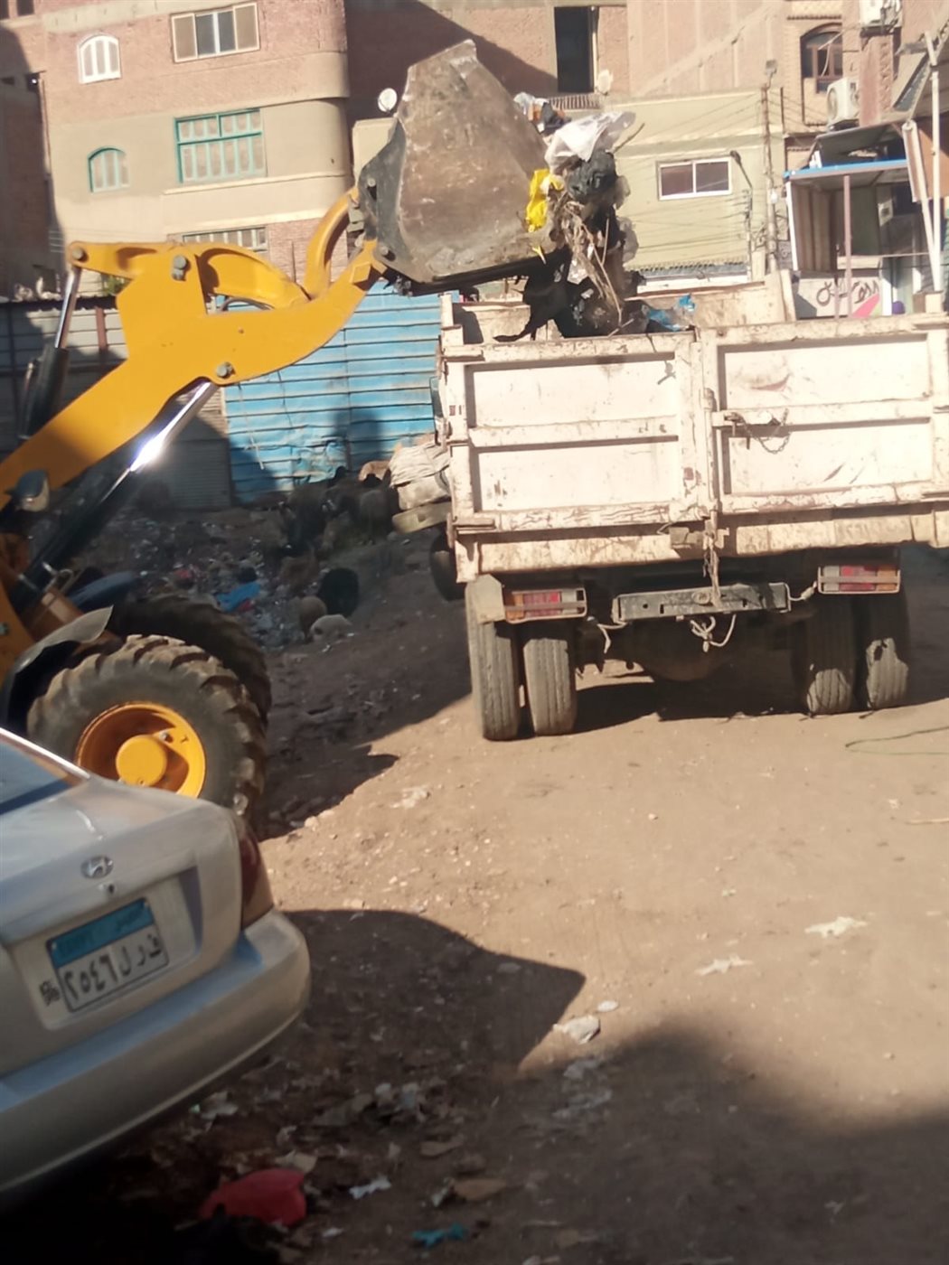 حملات صباحية ومسائية للنظافة العامة ورفع الإشغالات بمركزي سنورس وإطسا بالفيوم&nbsp;