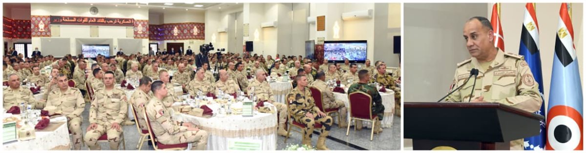 جانب من زيارة وزير الدفاع للمنطقة المركزية العسكرية