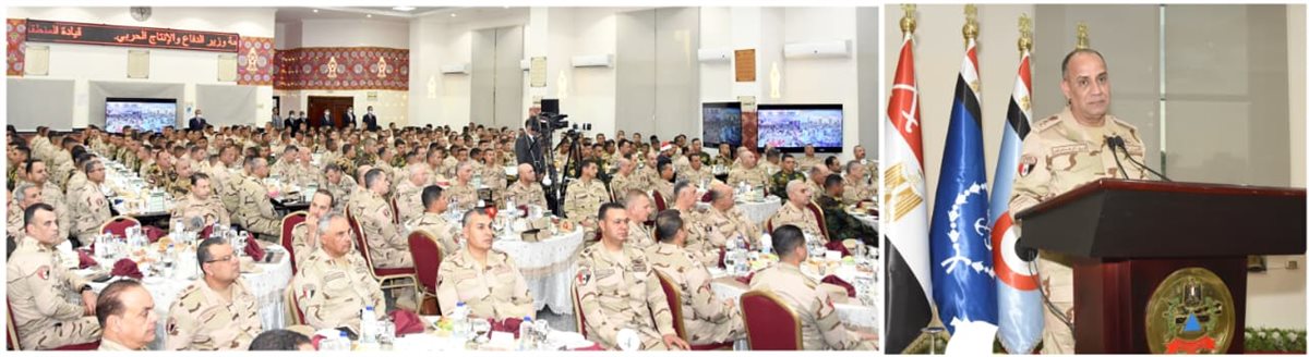 جانب من زيارة وزير الدفاع للمنطقة المركزية العسكرية