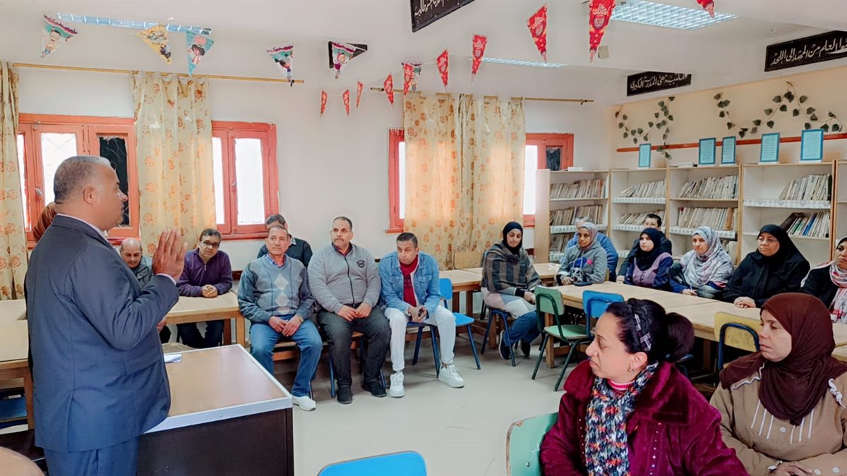 جولة ميدانية مفاجئة لمتابعة مدرسة الساحة الإعدادية بنات بغرب الفيوم