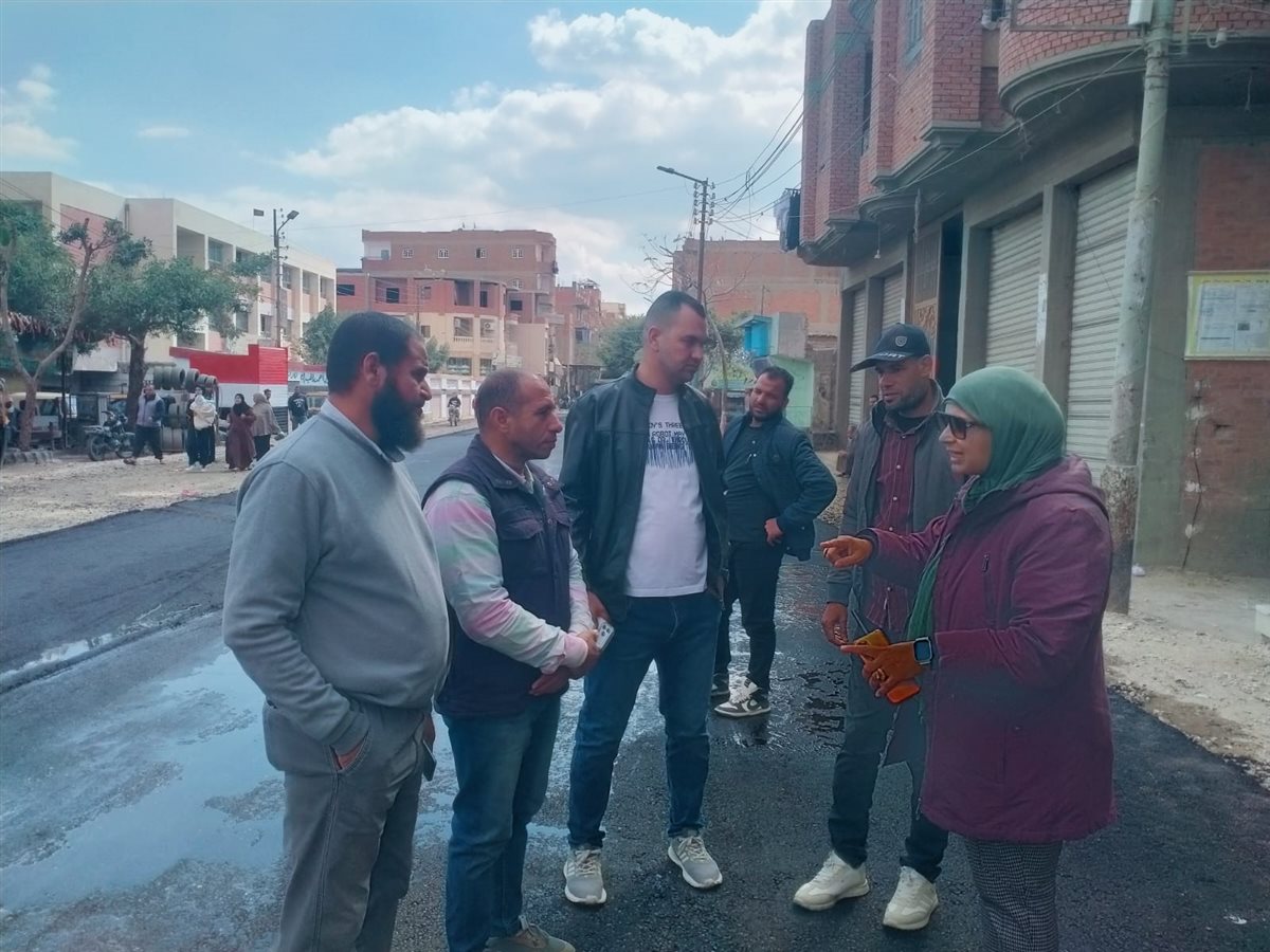 رئيس مركزومدينة ابشواى تتفقد أعمال رصف طريق العجميين طبهار<br>