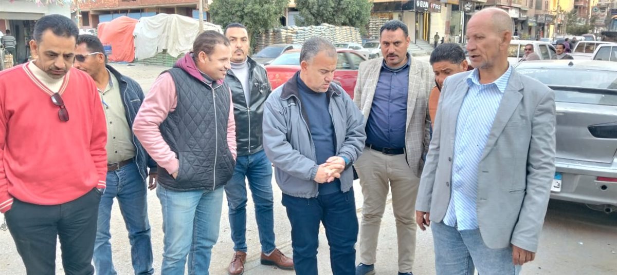 جولة ميدانية لرئيس مياه الفيوم لمتابعة مسار خط طرد الصرف الصحي بأبشواي