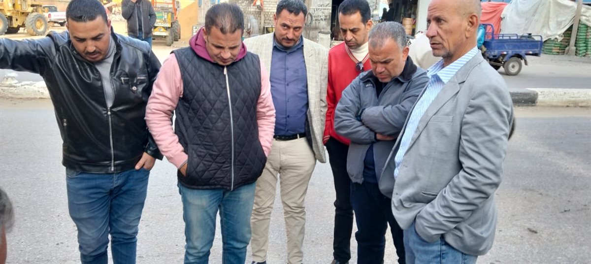 جولة ميدانية لرئيس مياه الفيوم لمتابعة مسار خط طرد الصرف الصحي بأبشواي