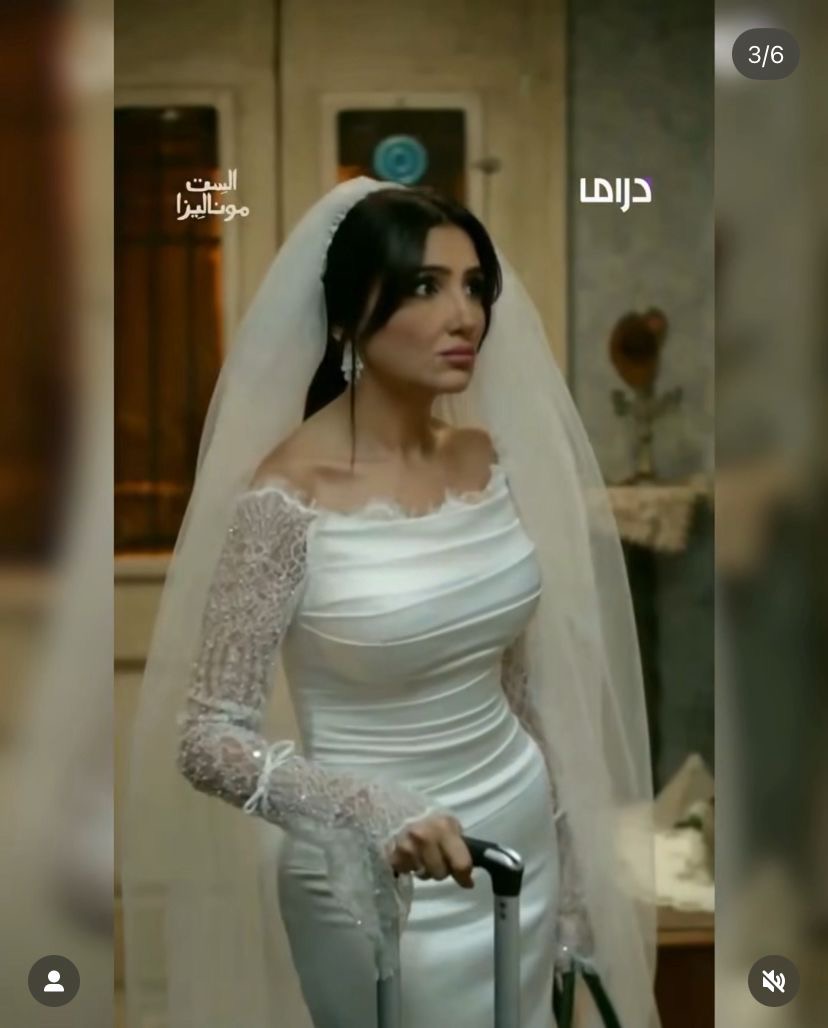 فستان زفاف مي عمر&nbsp;