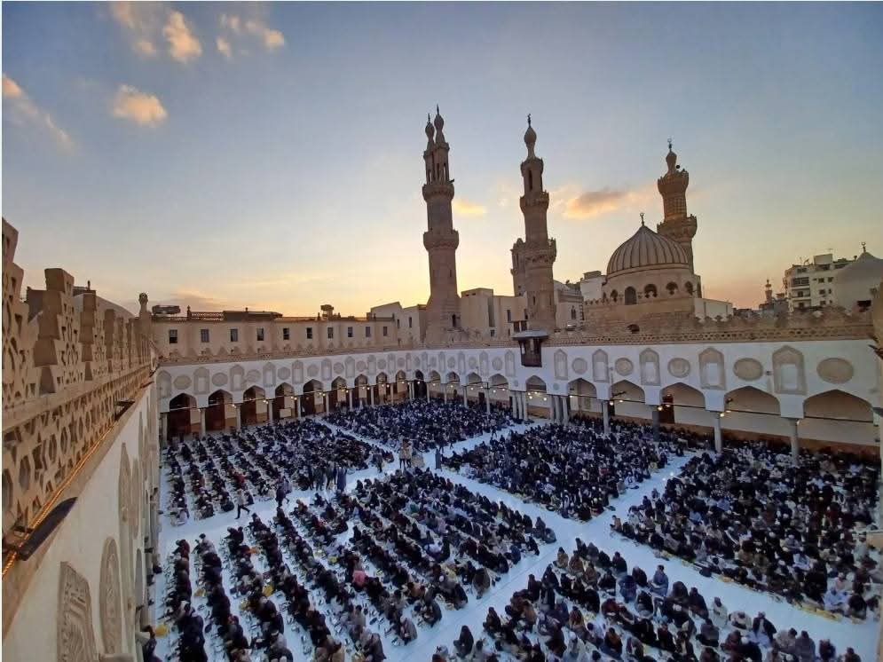 رخام “التاسوس” في صحن الجامع الأزهر&nbsp;