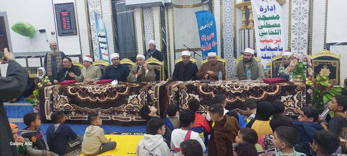 مدير أوقاف الفيوم يشهد احتفالية تكريم حفظة القرآن الكريم بمسجد مصطفى اللحامي