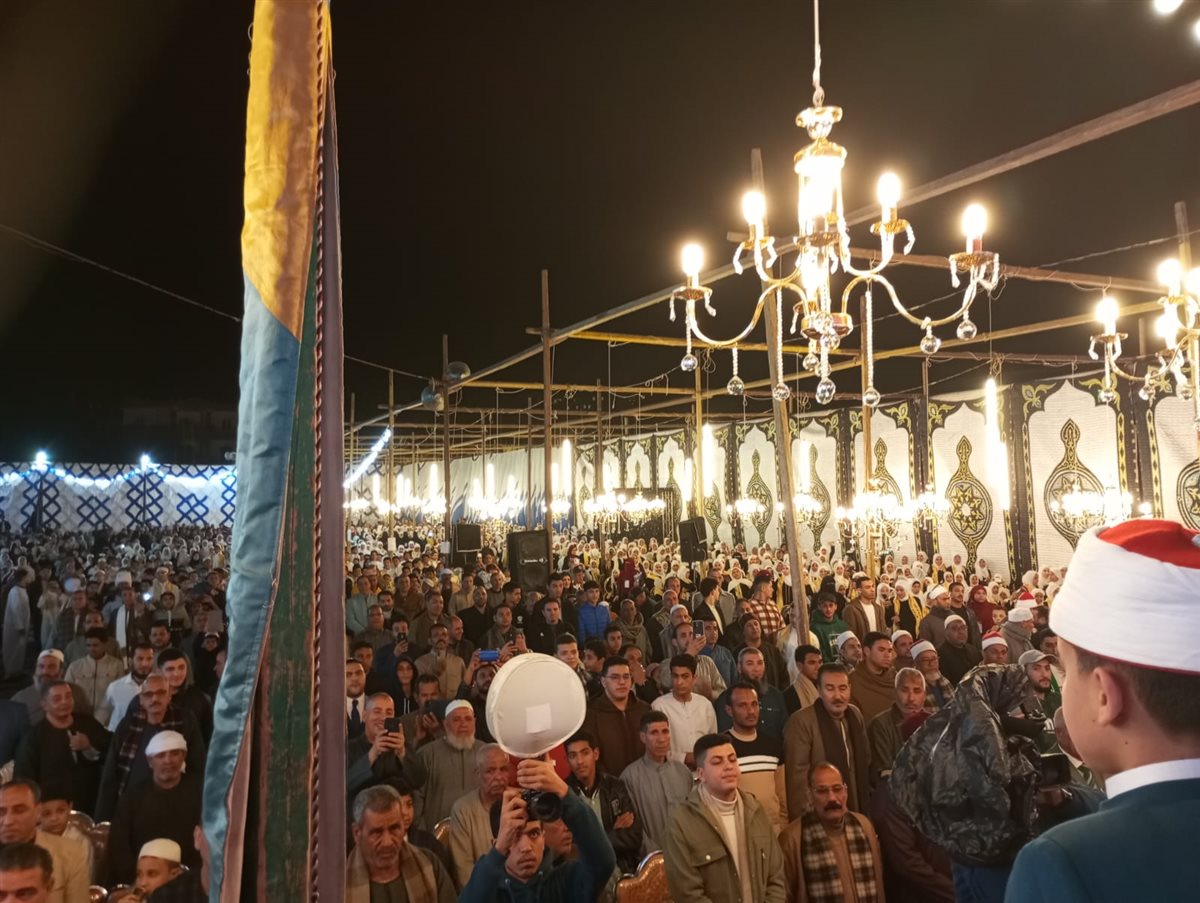 حفل قرآني مهيب بمركز سنهور القبلية بالفيوم لتكريم 2000 حافظ وحافظة للقرآن الكريم