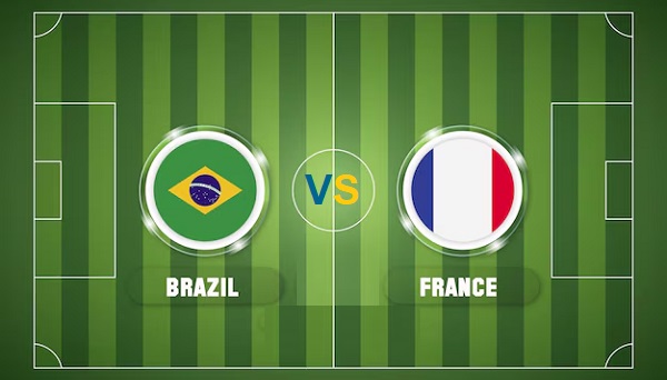 brazil vs france live