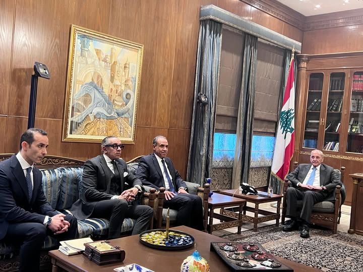 <strong>وزير الخارجية يلتقى رئيس مجلس النواب اللبناني ببيروت ويؤكد تضامن مصر مع لبنان الشقيق</strong>