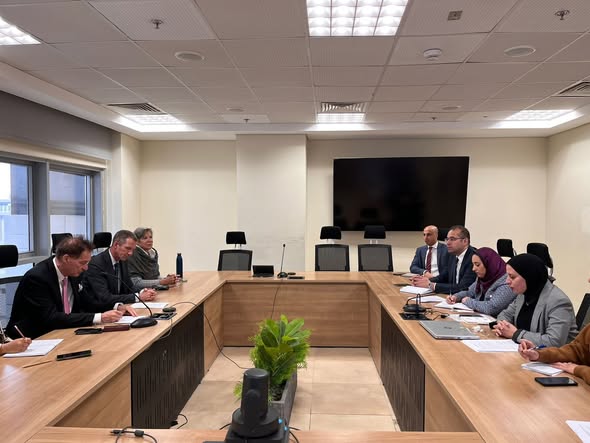 <strong>نائبة وزير الخارجية تستقبل رئيس قطاع الشرق الأدنى والأوسط وشمال أفريقيا بوزارة التعاون الاقتصادي والتنمية الألمانية BMZ</strong>
