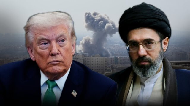 الرئيس الأمريكي دونالد ترامب والمرشد الأعلى الإيراني مجتبى خامنئي