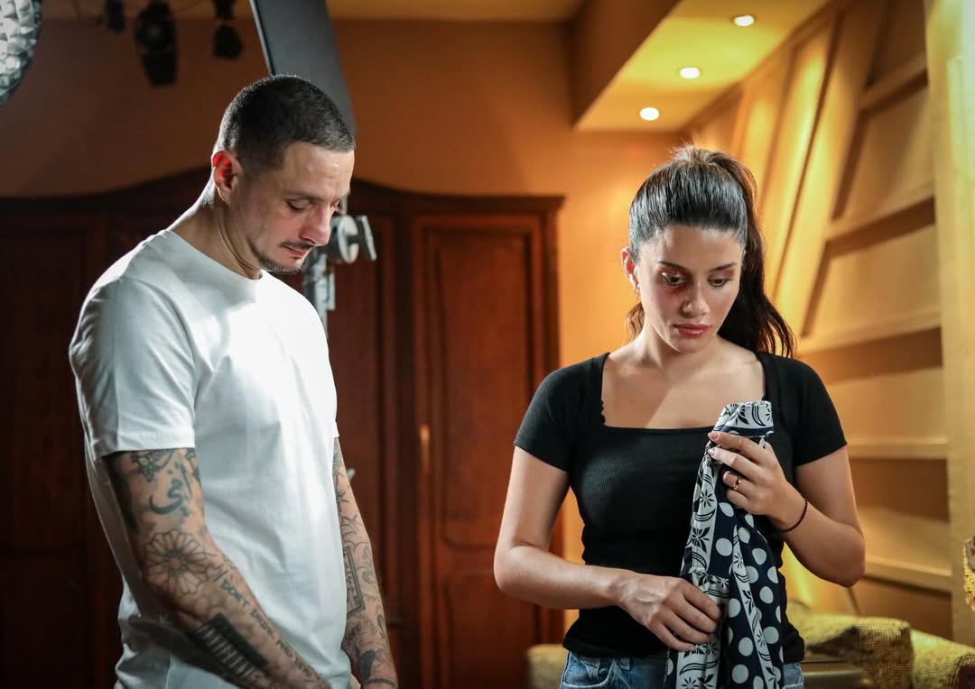 سينتيا خليفة تنشر صورًا من كواليس فيلم سفاح التجمع&nbsp;