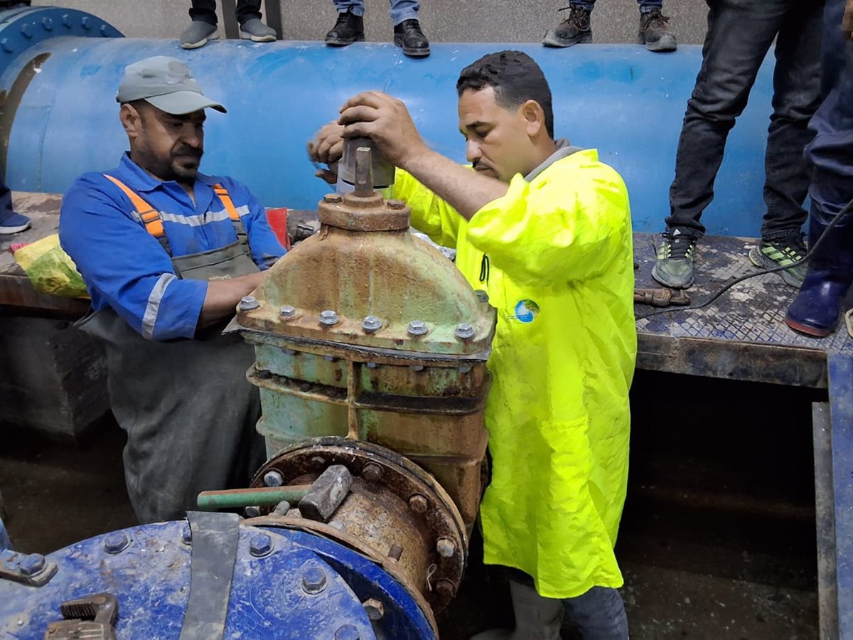 مياه الفيوم تعلن الانتهاء المبكر من أعمال الصيانة الطارئة بمحطة العزب الجديدة&nbsp;