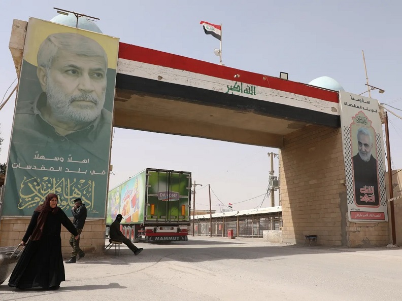 <strong>معبر الشلامجة الحدودي مع إيران</strong>