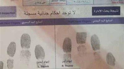 استخراج فيش جنائي