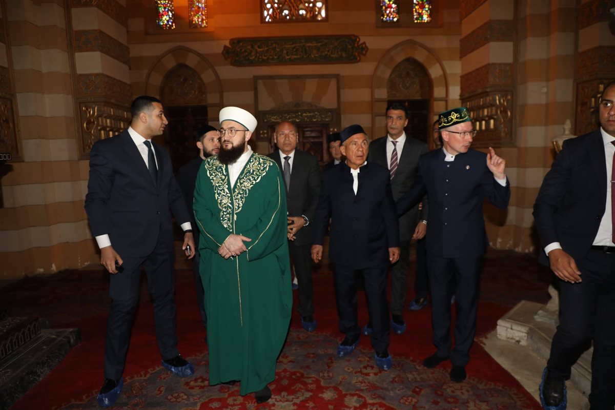 جانب من زيارة رئيس تتارستان&nbsp;